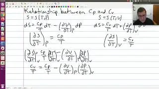 Chapter 5: Relating the constant volume and constant pressure heat capacity