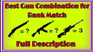 BEST GUN COMBINATION FOR RANKED MATCH || FREE FIRE || ROMULUS GAMING