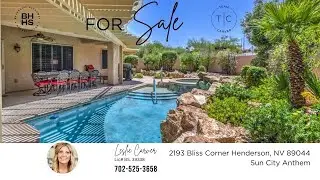 Henderson Real Estate: 2193 Bliss Corner Sun City Anthem