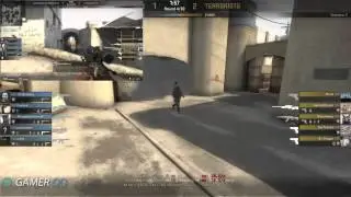How to get a proper head shot through the door on Dust2