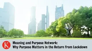 Meaning and Purpose Network: Why Purpose Matters in the Return from Lockdown
