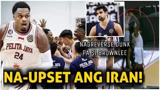 Justin Brownlee Pelita Jaya Indonesia Na-UPSET ang Champion Team IRAN | BCL Asia