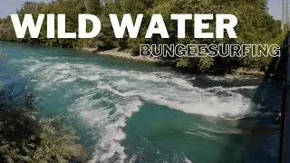 Bungeesurfing the famous Utiggerschwelle in Switzerland