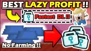 HOW TO GET 2DLS IN 1 HOUR !! BEST PROFIT IN GROWTOPIA 2020 !! [NO FARMING]