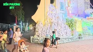 Đẹp Lung Linh Giáo Xứ Kiên Long Tây Ninh Mừng Lễ Giáng Sinh 