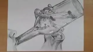 first video (How alcohol affects life.) |drawing by 0.7 pencil||Meaningful art sketch|