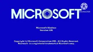 Microsoft Windows 1.01 logo remake kinemaster 