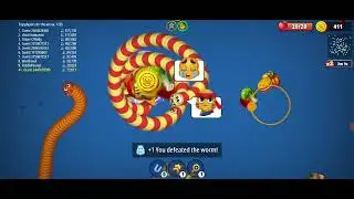 Very Super Worms Zone Snake Killer Kids Game Play | #shorts #shortvideo