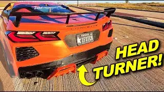 Reviewing the Carbon Fiber Rear Diffuser for the C8 Corvette!