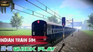 High Speed Indian Train Sim - ASN to DGR Quick Play (1080p 60FPS)