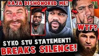 Syko Stu BREAKS SILENCE *HOME FROM HOSPITAL!* Rampage says Raja DISHONORED HIM! Alex Pereira FOOTAGE