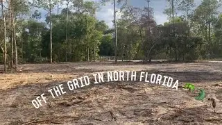 WE'RE OFF GRID IN NORTH FLORIDA?!?/ OUR OFF THE GRID SET UP 🌴☀️⛺️Part 1
