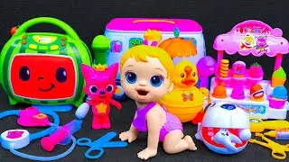 5 Minutes COCOMELON Set, Doctor First Aid Satisfying Unboxing | Hima Toys ASMR