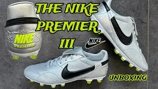 The Nike Premier III Silber unboxing @nikefootball Der Lederschuh von Nike