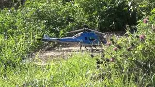 Крушение вертолета E-sky/ E-sky helicopter crashes