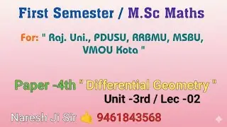 meuniers theorem, principal section, principal curvature, differential geometry msc previous maths