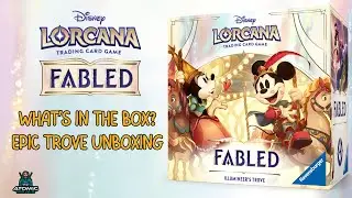 Epic Disney Lorcana Fabled Trove Opening!