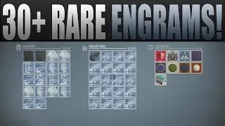 Destiny: Decrypting 30+ rare engrams :D
