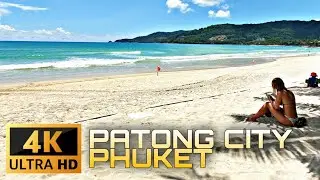 [4K]🇹🇭Patong City Phuket 2021: Patong Beach, Baanmon and Sainamyen Road | Phuket Thailand Today