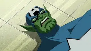 Captain America vs Skrull Captain America