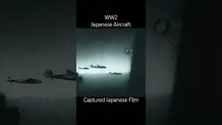 WW2 Rare Japanese Film | Japanese Airplanes Flying #ww2 #japanesemilitary #wwii