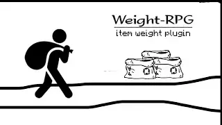 Weight-RPG :Item weight plugin: plugin minecraft:plugin weight: