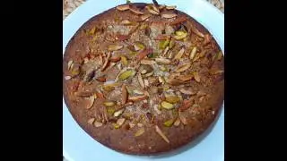 Banana Coconut Cake #no sugar #no moida #no oil #eggless cake #shorts #aharebihare