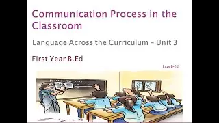 Communication Process in the Classroom