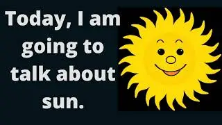 Short speech on yellow colour day|5 lines on my favourite colour yellow-sun-ukg|about sun