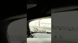 He race on wet road and this happened