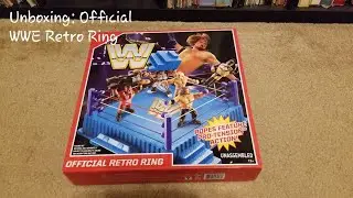 Unboxing: WWE Official Retro Wresting Ring by Mattel (Hasbro Replica)
