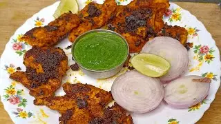 চিকেন তন্দুরি গ্যাসের চুলায় কত  সহজে বানানো যায়(chicken tandoori recipe)