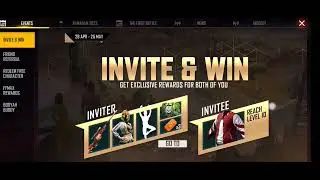 Free fire max exclusive invite and win event || How to complete invite and win event