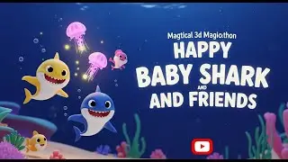 Happy Baby Shark and Friends 🦈🎉👶 | Fun Kids Song with Friends & Ocean Adventure 🌈🎵