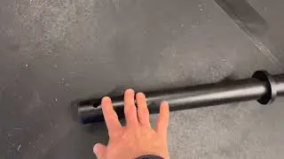 Titan Fitness 5 FT Axle Barbell, Fat Grip Strength Training, Olympic Bar, Rated 880 LB, Powder Revie