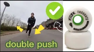 🔥💯SPEED ROLLER SKATING//FOCUS ON DOUBLE PUSH AND TECHNIQUE ! #fyp #rollerskating #speedskating