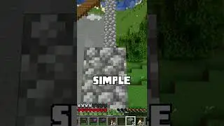 Как быстро разместить блоки в Minecraft #minecraft