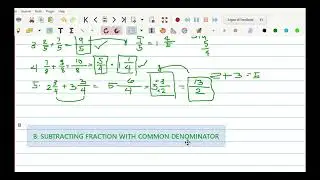 Addition and Subtraction of Fraction with Common Denominator | Math Hub