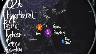 2026 Hypothetical Pacific Typhoon Season Animation V.2 10.3K videos