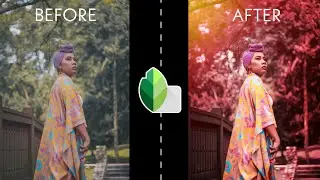 New Snapseed Red Tone Photo Editing Tutorial | Snapseed Photo Editing | ediT X