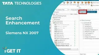 How to use Search Enhancements | Siemens NX 2007