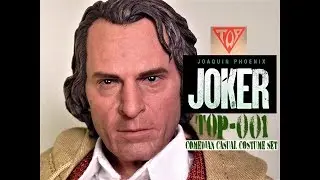 Fu-Reviews: TOP-001 Joaquin Phoenix JOKER 2019 Arthur Fleck 1/6 Figure (Comedian Casual Costume Set)