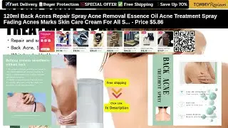 Back Acne Repair Spray | Fast Acne Treatment & Mark Fading #AcneCare