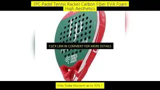 Padel Paddle Racket P90 3K Carbon Fiber Surface With Eva Memory Flex Foam Core
