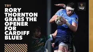 Rory Thornton grabs the opener for Cardiff Blues