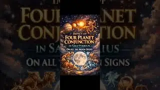 Impact of four planet conjunction on all the moon signs | 29th December, 2025 to 12th January, 2026