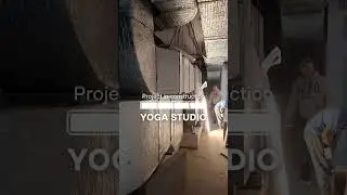 Yoga studio &mdash; from dust to stillness