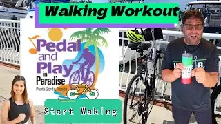 🤍Walking Exercise Indoors with views from around the world! at Punta Gorda Pedal and Play@unclebsays