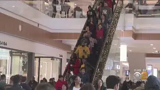 Shoppers Crowd Into Stores For Black Friday Deals