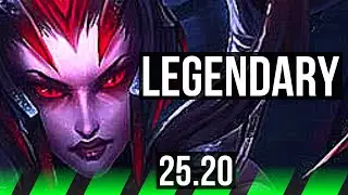 ELISE vs ZED (JGL) | 8 solo kills, Legendary, 39k DMG | EUW Master | 25.20